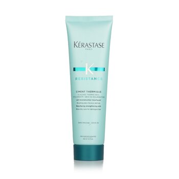 Kerastase Resistance Ciment Thermique Resurfacing Strengthening Milk Blow-Dry Care (For Damaged Hair)