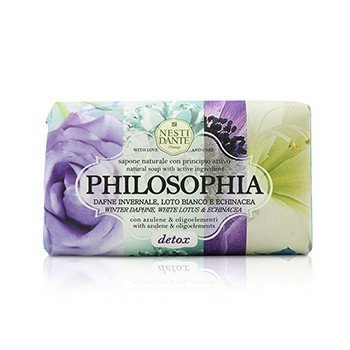 Nesti Dante Philosophia Natural Soap - Detox - Winter Daphne, White Lotus & Echinacea With Azulene & Oligoelements