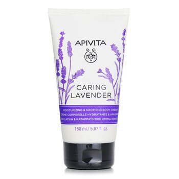 Apivita Caring Lavender Moisturizing & Soothing Body Cream - For Sensitive Skin