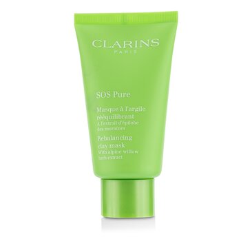 Clarins SOS Pure Rebalancing Clay Mask with Alpine Willow - Combination to Oily Skin