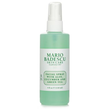 Facial Spray With Aloe, Cucumber And Green Tea - For All Skin Types