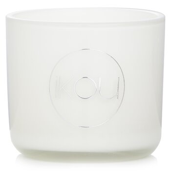 iKOU Essentials Aromatherapy Natural Wax Candle Glass - Joy (Australian White Flannel Flower)