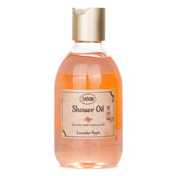 Sabon Shower Oil - Lavender Apple (Plastic Bottle)