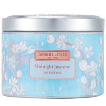 The Candle Company (Carroll & Chan) 100% Beeswax Tin Candle - Midnight Jasmine