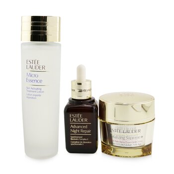 Estee Lauder Advanced Night Repair Essentials Set: Advanced Night Repair 50ml+ Micro Essence 150ml+ Revitalizing Supreme+ Creme 75ml