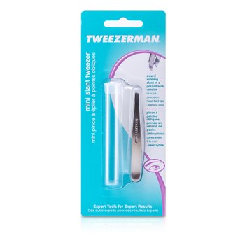 Mini Slant Tweezer - (Classic Stainless)