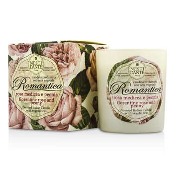 Nesti Dante Scented Italian Candle - Romantica Florentine Rose & Peony