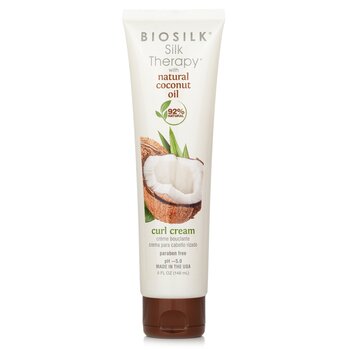 BioSilk Silk Therapy with Coconut Oil Curl Cream