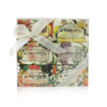 Nesti Dante Il Frutteto Soap Gift Set (#Peach & Melon, #Citron & Bergamot, #Fig & Almond Milk, #Red Grapes & Blueberry, #Pomegranate & Blackcurrant, #Olive Oil & Tangerine)