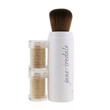 Jane Iredale Powder Me Refillable Brush (1x Brush, 2x Refills) - Golden