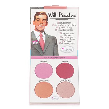 TheBalm Will Powder Blush Quad (4x Blush)