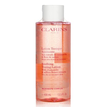 Clarins Soothing Toning Lotion with Chamomile & Saffron Flower Extracts - Very Dry or Sensitive Skin