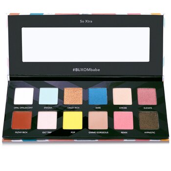 Buxom Xtrovert Eyeshadow Palette (12x Eyeshadow)