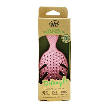 Wet Brush Go Green Mini Detangler - # Pink