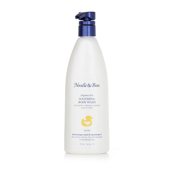 Noodle & Boo Soothing Body Wash - Fragrance Free (Dermatologist-Tested & Hypoallergenic)