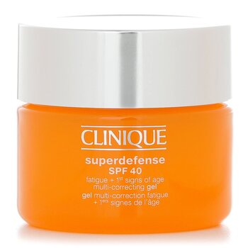 Clinique Superdefense SPF 40 Fatigue + 1st Signs Of Age Multi-Correcting Gel