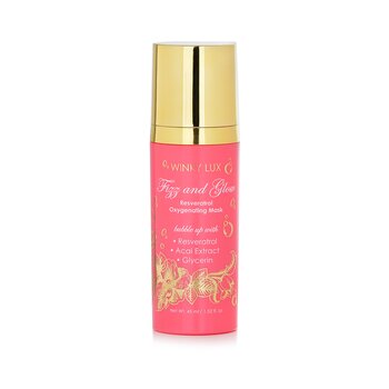 Winky Lux Fizz & Glow Resveratrol Oxygenating Mask