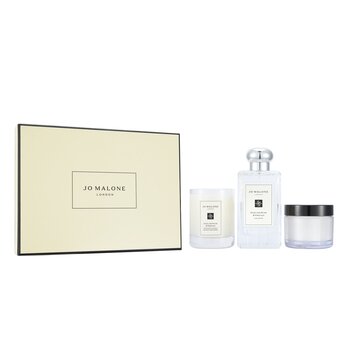 English Pear & Freesia Coffret: Cologne Spray 100ml/3.4oz + Body Cream 50ml/1.7oz + Scented Candle 4.78cm/1.88inches (Height)