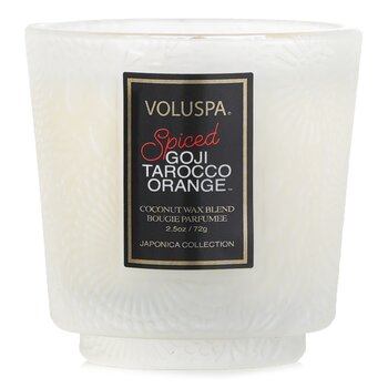 Petite Pedestal Candle - Spiced Goji Tarocco Orange