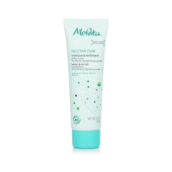 Melvita Nectar Pur Mask & Scrub - Mud Effect