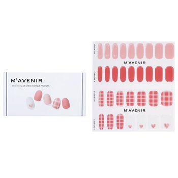 Nail Sticker (Pink) - # Glen Check Antique Pink Nail