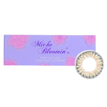 Miche Bloomin Quarter Veil 1 Day Color Contact Lenses (102 Bronze Ash) - 0.00