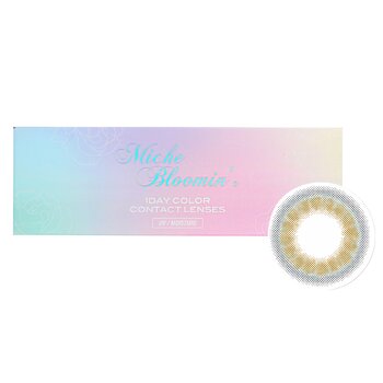 Miche Bloomin Iris Glow 1 Day Color Contact Lenses (502 Cosmic Latte) - - 2.00