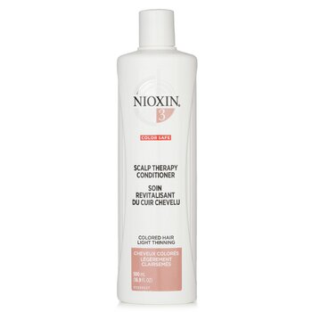 Nioxin Density System 3 Scalp Therapy Conditioner (Colored Hair, Light Thinning, Color Safe)