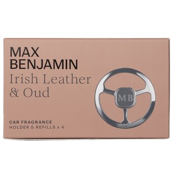 Max Benjamin Car Fragrance Gift Set - Irish Leather & Oud