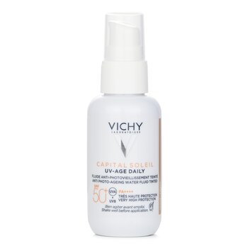 Vichy Capital Soleil UV Age Daily Anti Photo Ageing Water Fluid Tined SPF 50 (For All Skin Types)